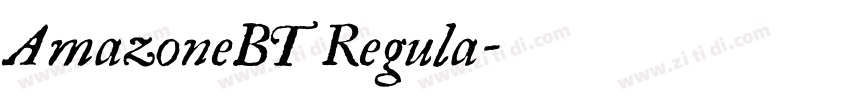 AmazoneBT Regula字体转换